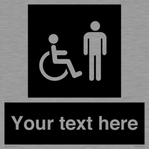 Custom information: black panel disabled and male